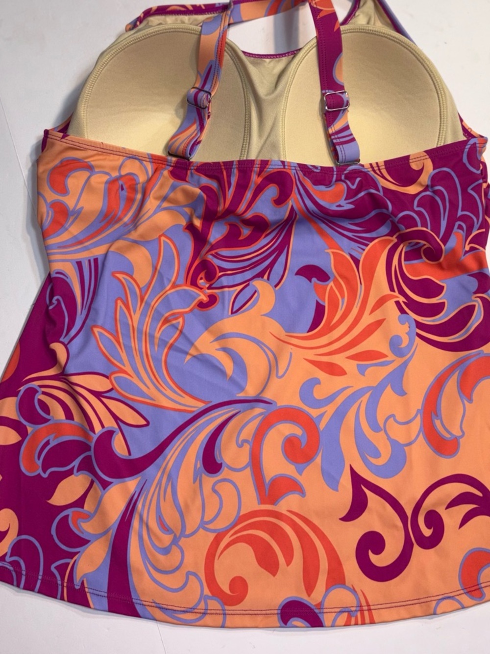 AmberNoon II by Dr. Erum Ilyas, specifically in the "Berry Scroll" print 14 - Picture 6 of 9